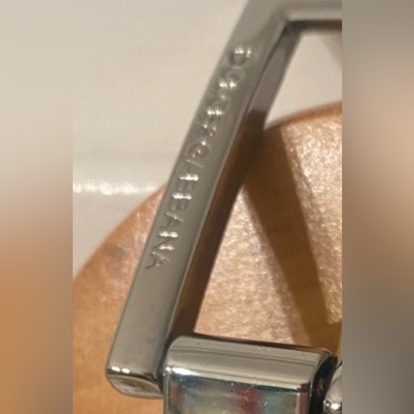 Dolce & Gabana Reversible leopard and calfskin brown belt and silver hardware - Picture 10 of 10